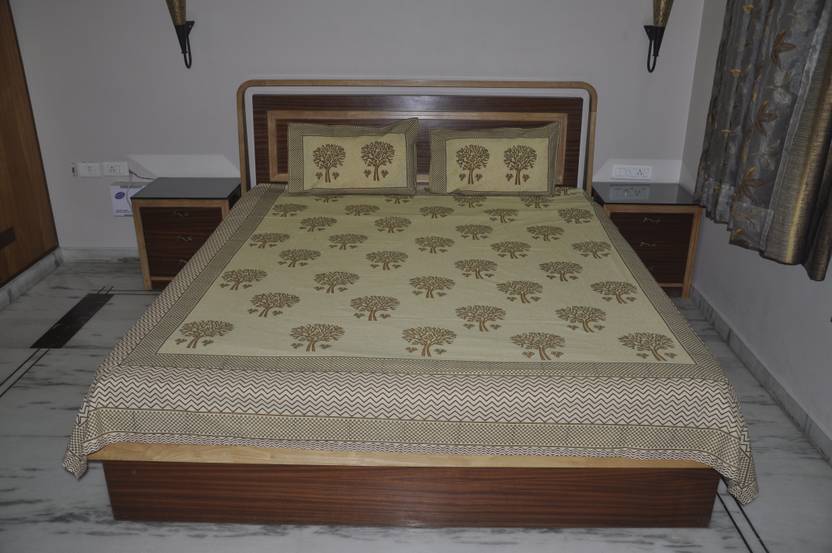 Lal Haveli 65 Tc Cotton Double Abstract Bedsheet Buy Lal