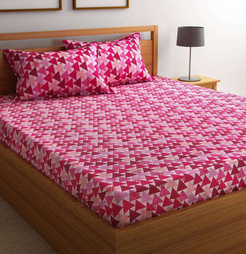Flipkart SmartBuy Cotton Geometric Double Bedsheet Buy Flipkart