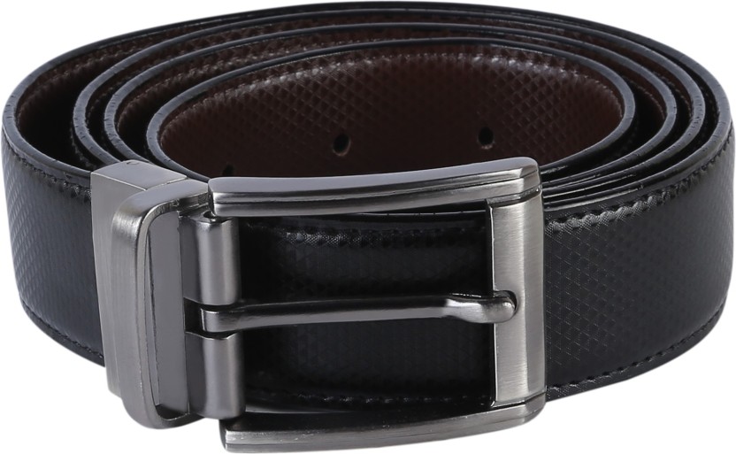 Accessories Belts Leather Belts Reken Maar Leather Belt black casual look 