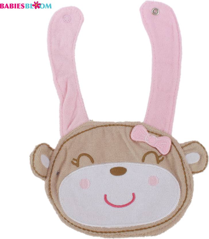 BBS Cute Pink Cotton Baby Bib And Waterproof Burp Cloth Buy Baby Care Products in India