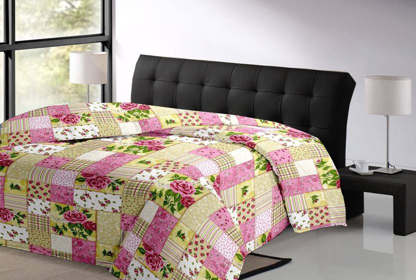 India Furnish Floral Double Comforter Buy India Furnish Floral