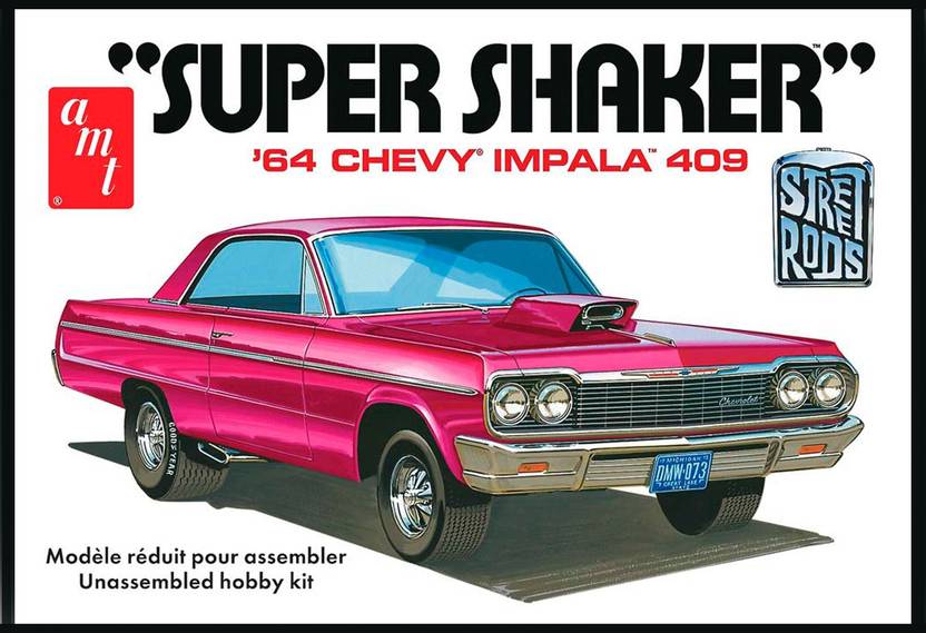 Amt Usa 1 25 Scale 64 Chevy Impala 409 Super Shaker