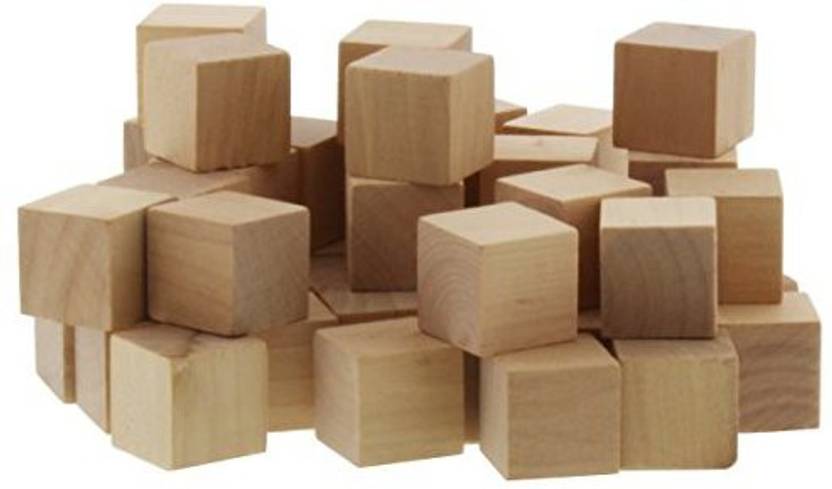 Page Large Vertical At Juvale Wood Cubes Wooden Squares Craft Dice Natural Blank Unfinished Blocks