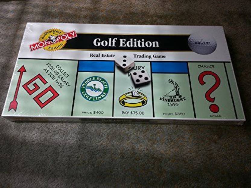 Monopoly The Golf Edition Of The Party & Fun Games Board Game The