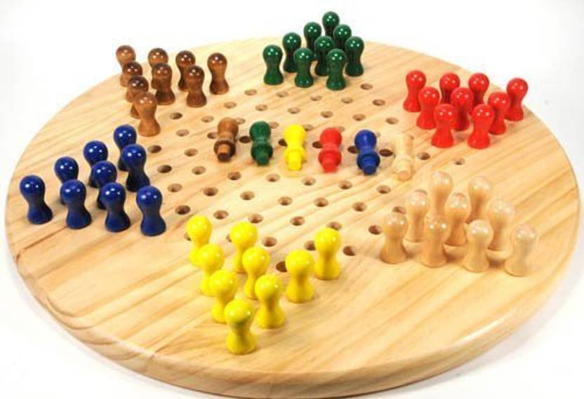 Chh 17" Jumbo Chinese Checker Strategy & War Games Board Game 17