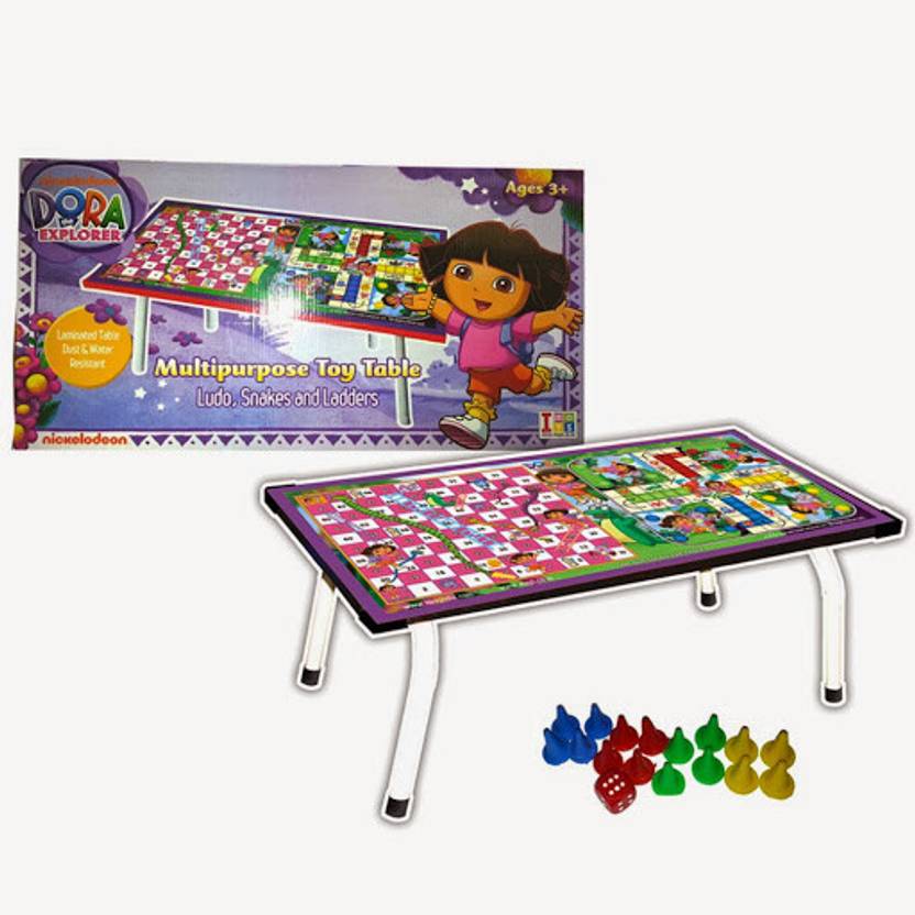 Dora the Explorer Dora The Explorer Multipurpose Table Ludo, Snakes