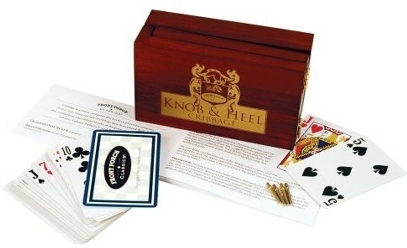 Front Porch Classics Knob and Heel Cribbage Money & Assets Games Board