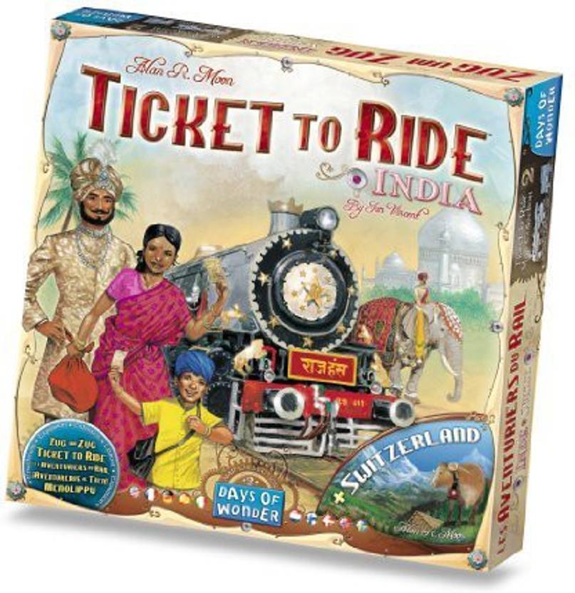 Days Of Wonder Ticket To Ride India Map Collection Volume 2 Board
