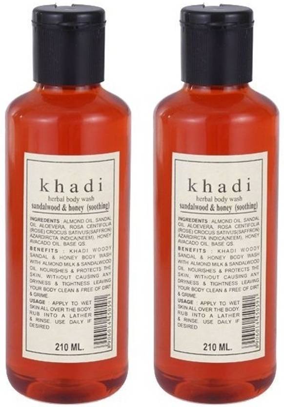 KHADI NATURAL Sandalwood & Honey Soothing Herbal Body Wash Buy KHADI