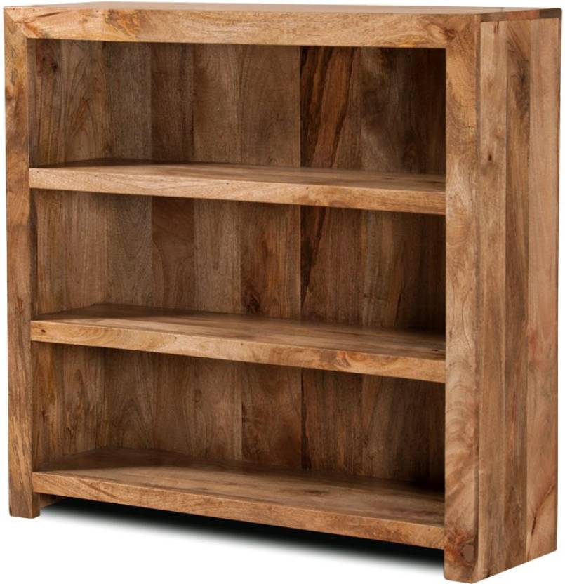 The Attic Solid Wood Open Book Shelf Price In India Buy The
