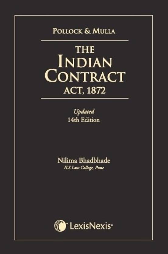 THE INDIAN CONTRACT ACT1872 14th Edition Buy THE INDIAN CONTRACT ACT1872 14th Edition by