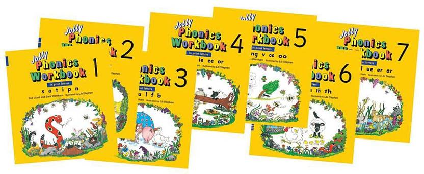 Jolly Phonics Workbooks 1 7 Buy Jolly Phonics Workbooks 1 7 - 
