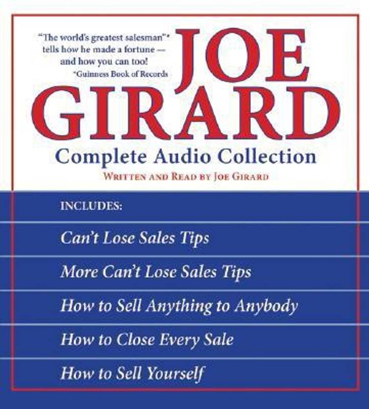 Joe Girard Complete Audio Collection Cant Lose Sales Tips - 
