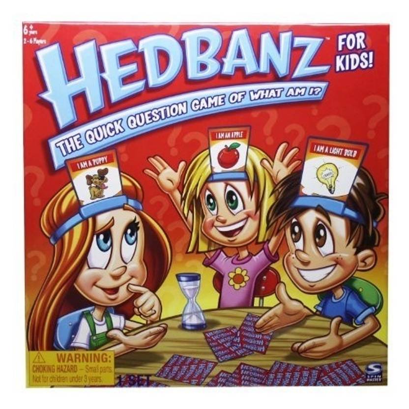 SPIN MASTER Hedbanz Party & Fun Games Board Game Hedbanz . shop for