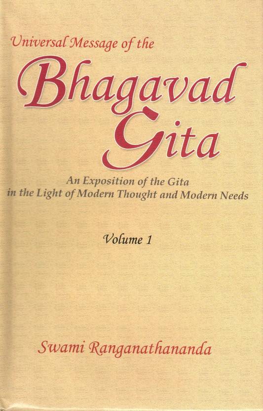 Universal Message Of The Bhagavad Gita Volume 1 Buy Universal Message Of The Bhagavad Gita 