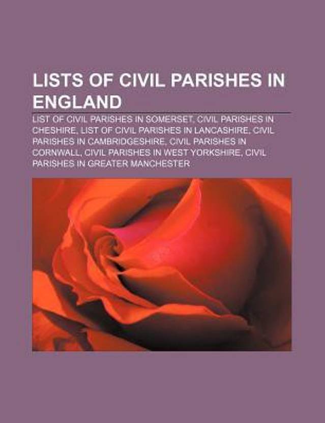 Lists of Civil Parishes in England Buy Lists of Civil Parishes in