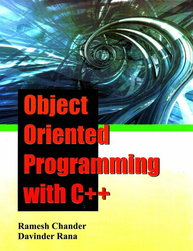 OBJECT OBJECT ORIENTED PROGRAMMING WITH C++(CHANDER RAMESH) - Flipkart Deal