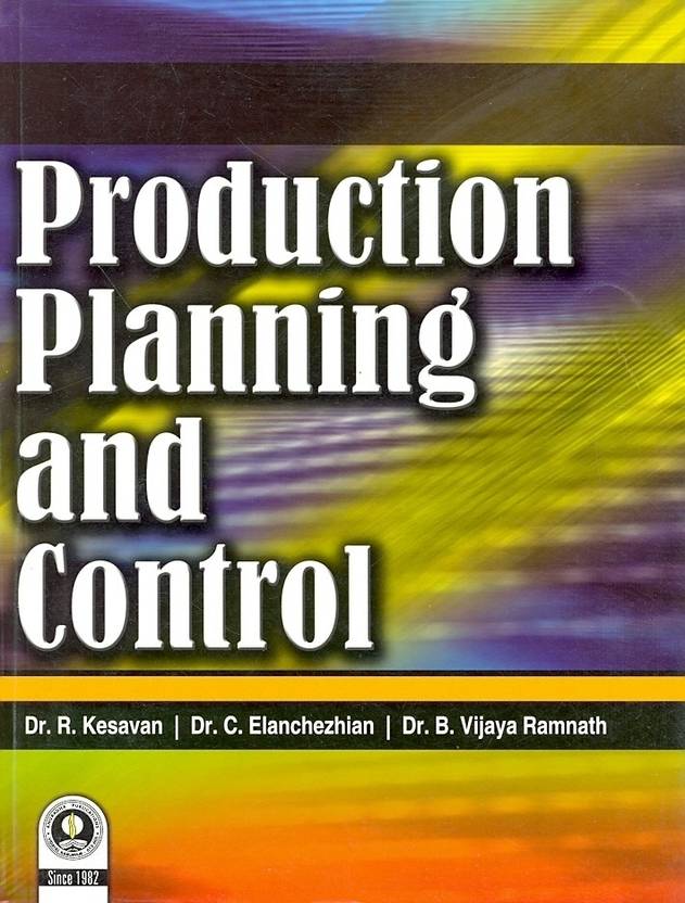 Production planning and control book