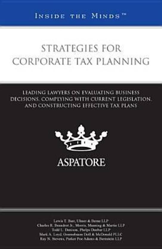 corporate tax planning strategies