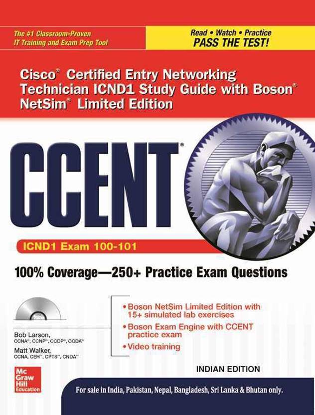 100-101 icnd1 sample questions Ccent icnd1 100-101 exam cram 2, michael h. Valentine, keith.