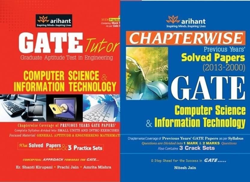 GATE Computer Science Guide & Solved Paper (Set of 2 Books) Buy GATE