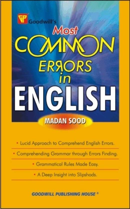 Most Common Errors In English G 440 01 Edition Buy Most - 