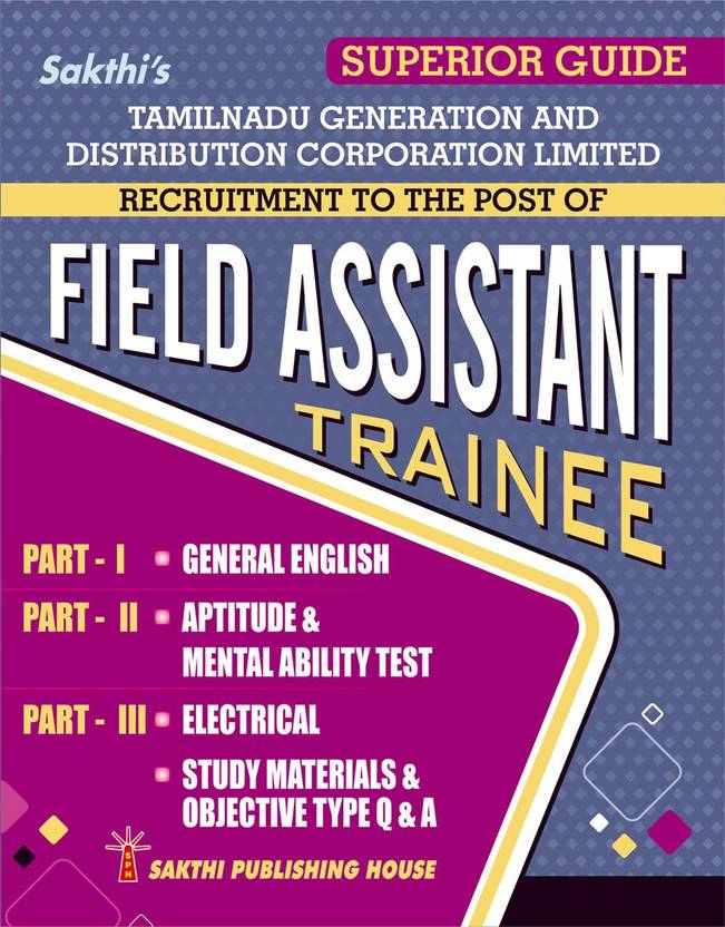 Tangedco - Field Assistant Trainee Study Materials & Objectve Type Q & A