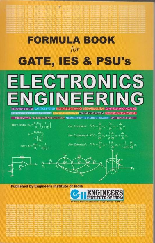 Electronics Engineering (Formula Book for GATE, IES & PSU's) 1st