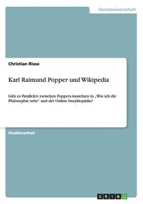 Karl Raimund Popper Und Wikipedia Buy Karl Raimund Popper Und