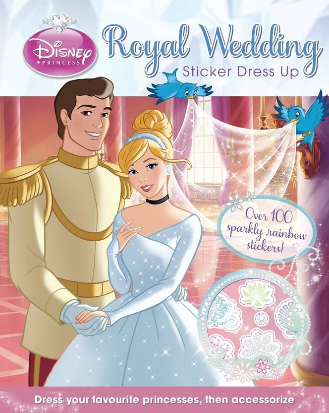 Disney Princess Royal Wedding Sticker Dress Up Disney Princess Royal Wedding Sticker Dress Up
