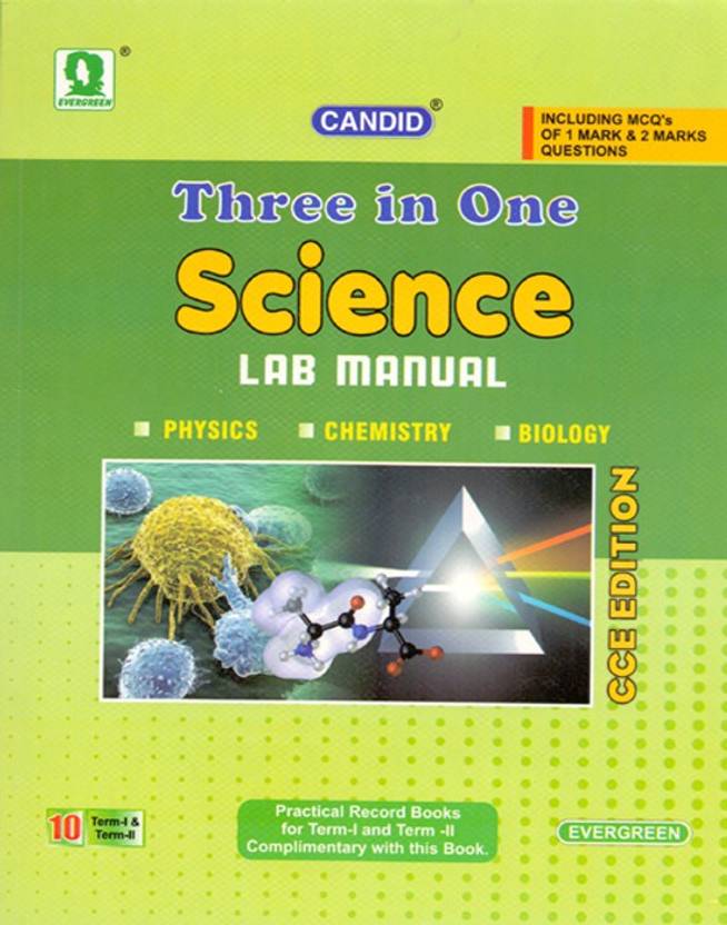 Candid Three In One Science Lab Manual Term I & II Class 10 Buy