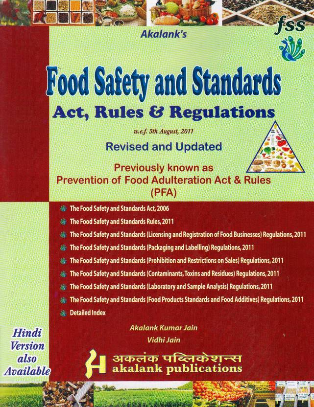 Food Safety and Standards Act, Rules & Regulations (Revised and Updated