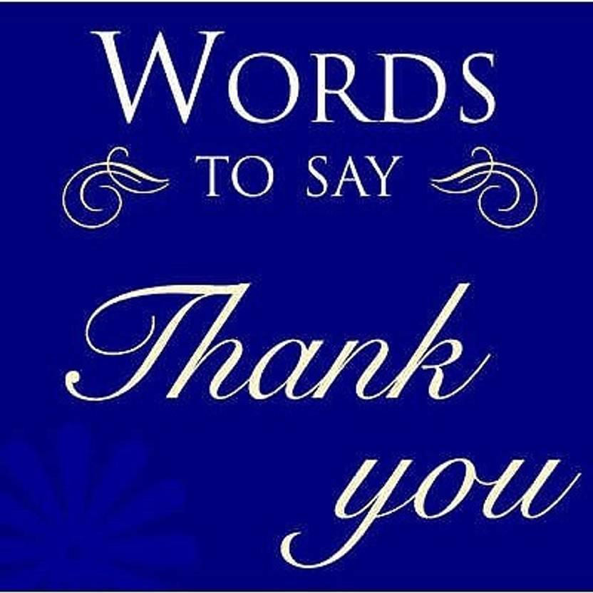 words to say thank you buy words to say thank you by hoggett