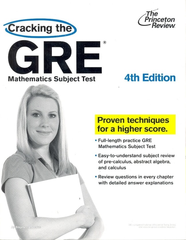 Cracking The GRE Mathematics Subject Test, 4th Edition - Buy Cracking ...