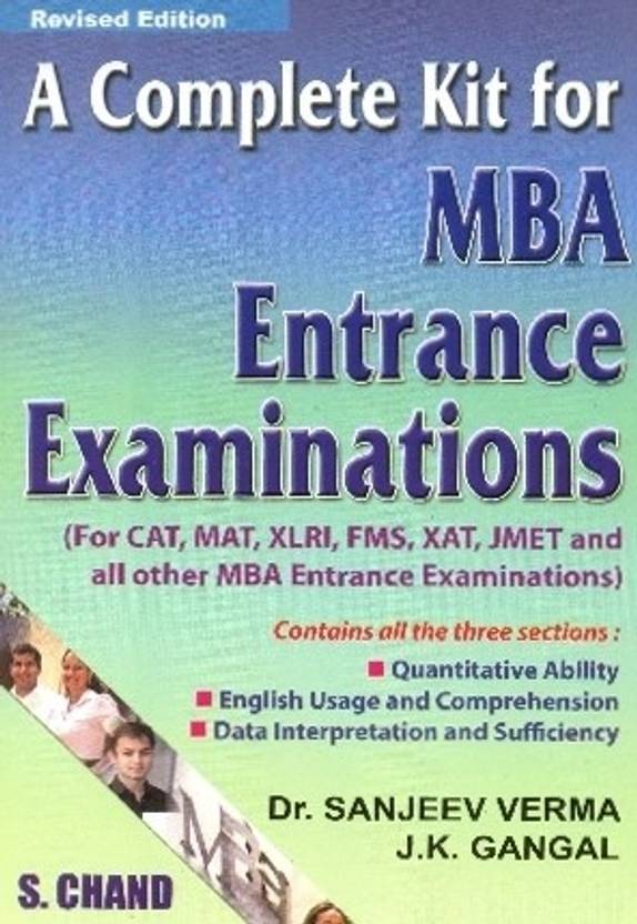 A Complete Kit For Mba Entrance Examinations 1st Edition Buy A