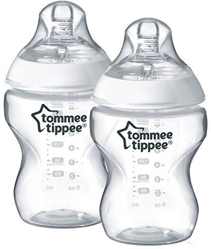 Tommee Tippee Closer to Nature Bottles, 9 Ounce, 2 Count Slow Flow