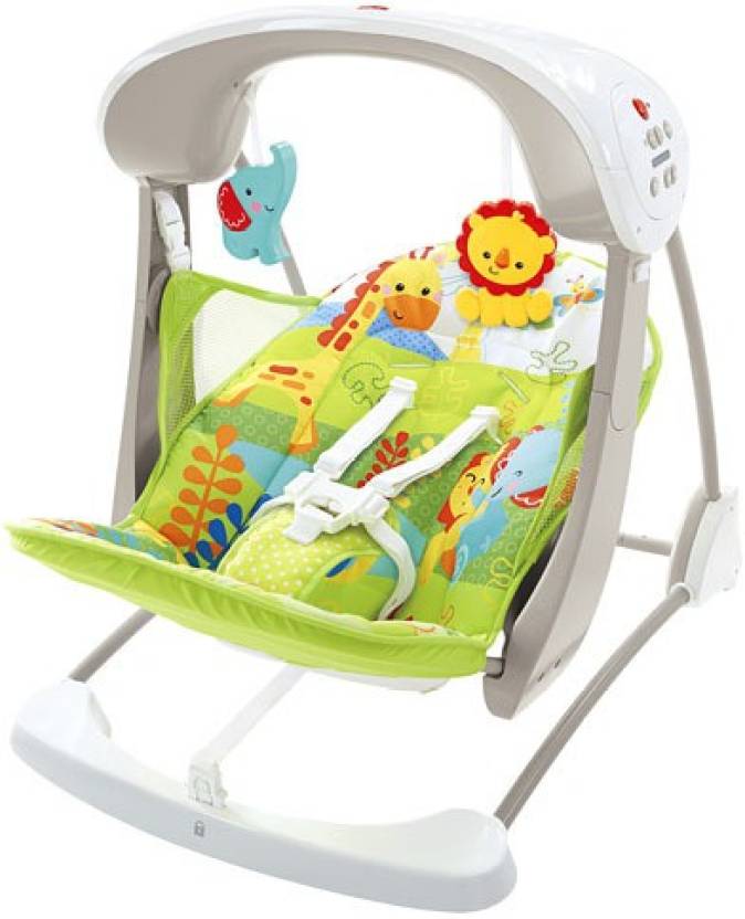 Fisher Price Rainforest Friends Take Along Swing Seat Non