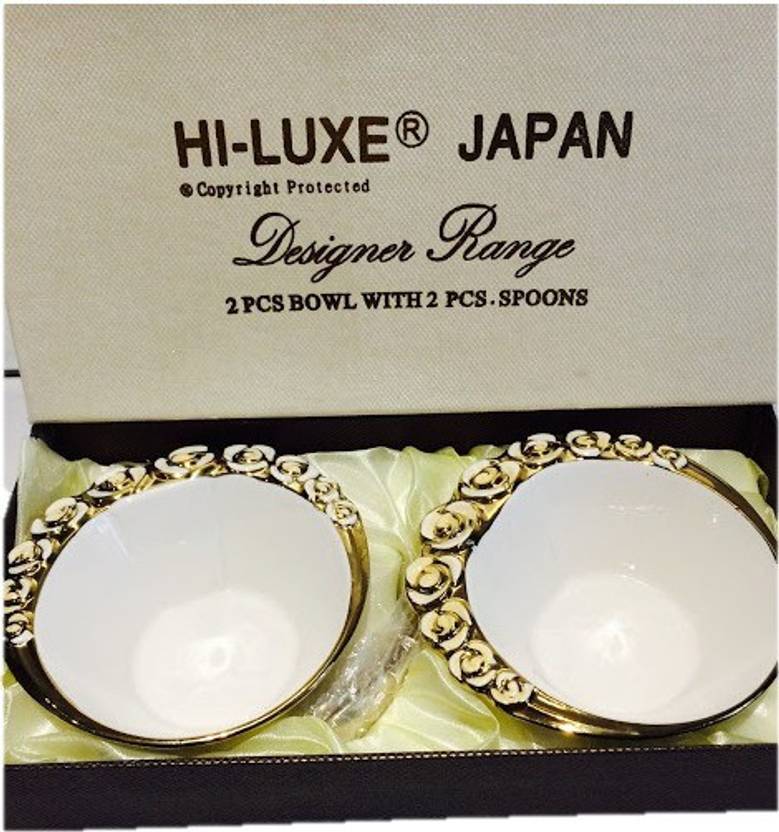Hi Luxe Bone China Serving Bowl Price in India Buy Hi Luxe Bone China