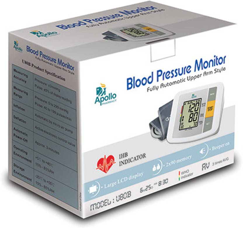 Apollo Pharmacy U80B Bp Monitor Apollo Pharmacy