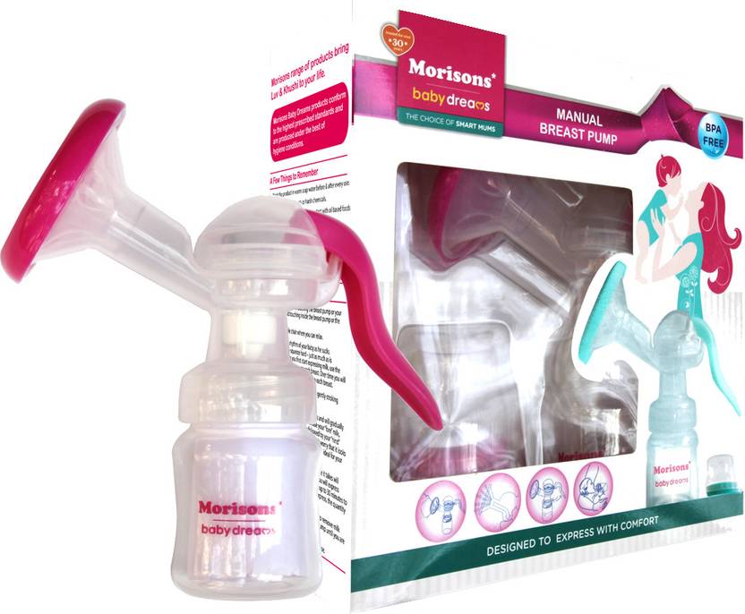 Morisons Baby Dreams Manual Breast Pump (Pink) 