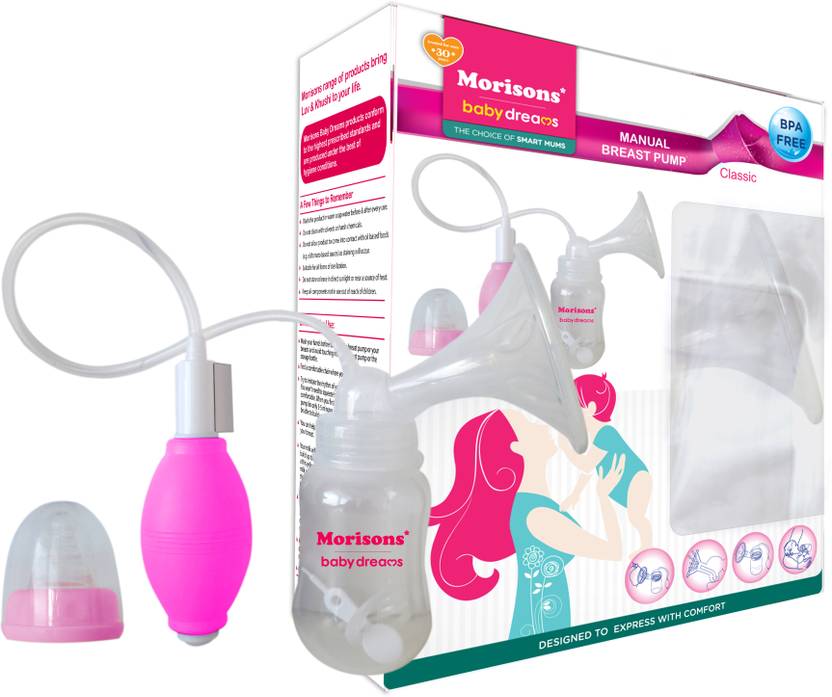 Baby Dreams Classic Breast Pump  - Manual (Pink) 