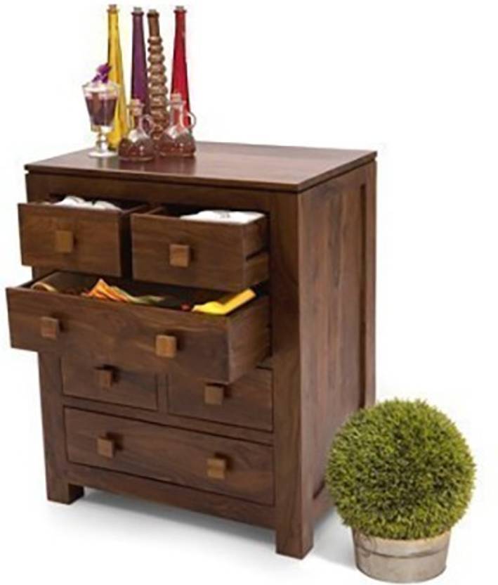 Urban Ladder Kona Solid Wood Free Standing Chest of Drawers Price in
