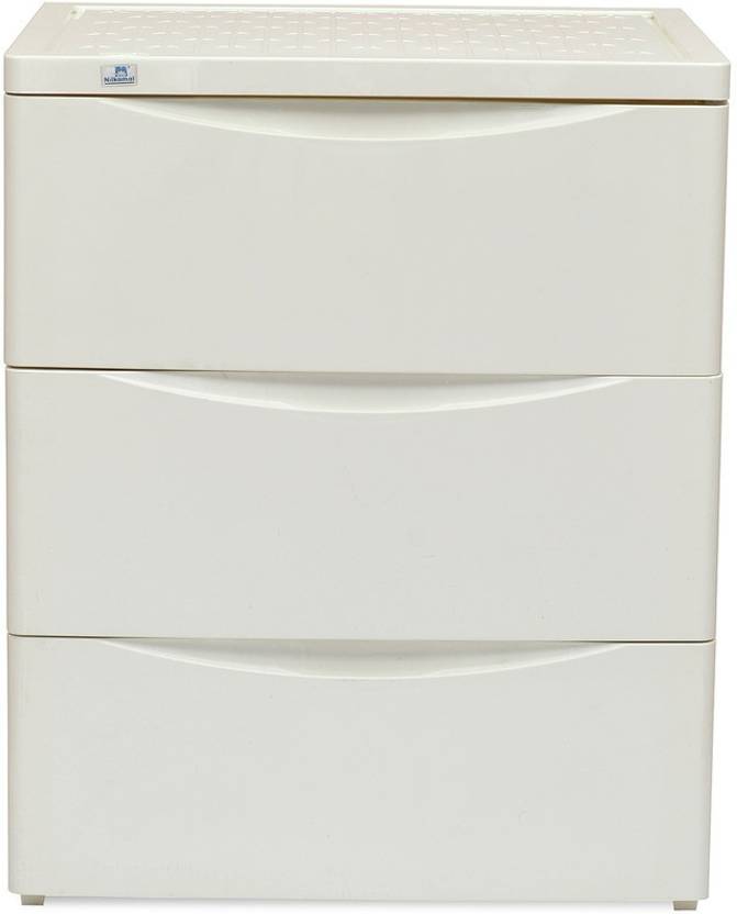 Nilkamal Plastic Free Standing Chest Of Drawers Price In India