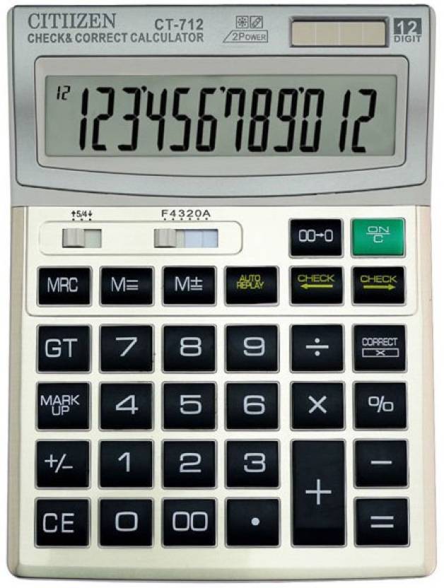 Image result for Citizen CT-712 Calculator