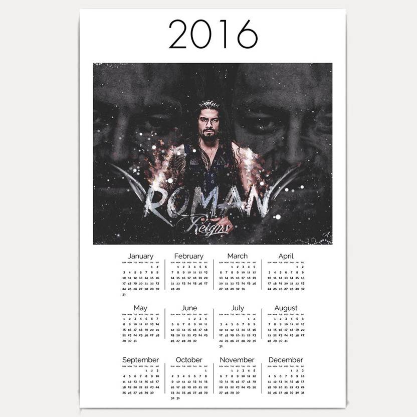 Hawtskin Wwe Roman Reigns Fantasy Art 18x12 Inch 2016 Wall