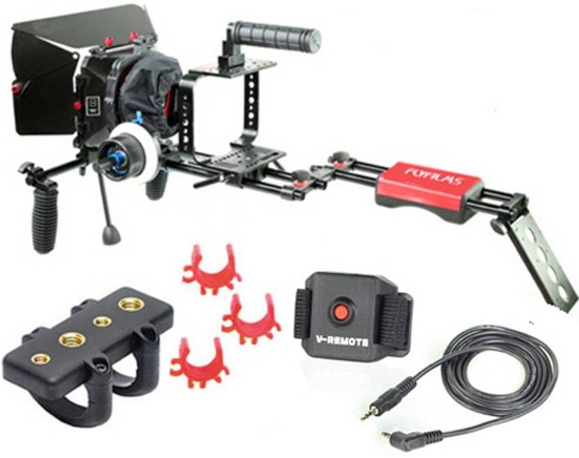 FLYFILMS Shoulder Mount support Rig Kit for Black Magic Cinema Camera BMCC Cage Mattebox Follow