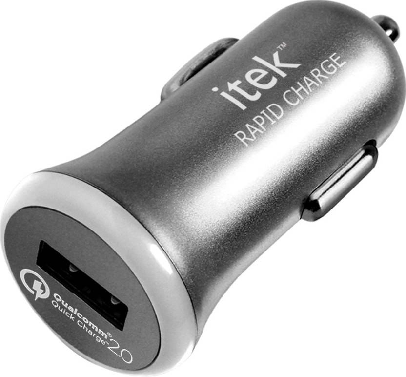 Itek 2.4 amp Turbo Car Charger Price in India Buy Itek 2.4 amp Turbo