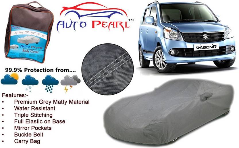 Auto Pearl Car Cover For Maruti Suzuki Wagonr With Mirror Pockets