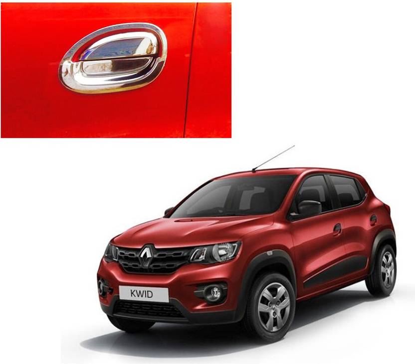 AUTO PEARL Premium Quality Chrome Door Handle Latch Cover Renault