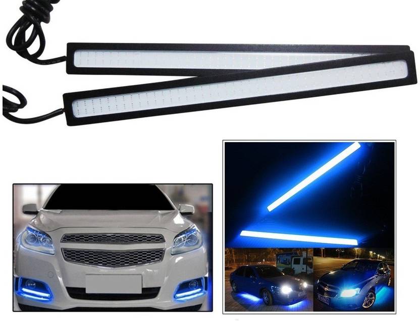 Autosun Daytime Running Lights Cob Led Drl Blue For Maruti Suzuki